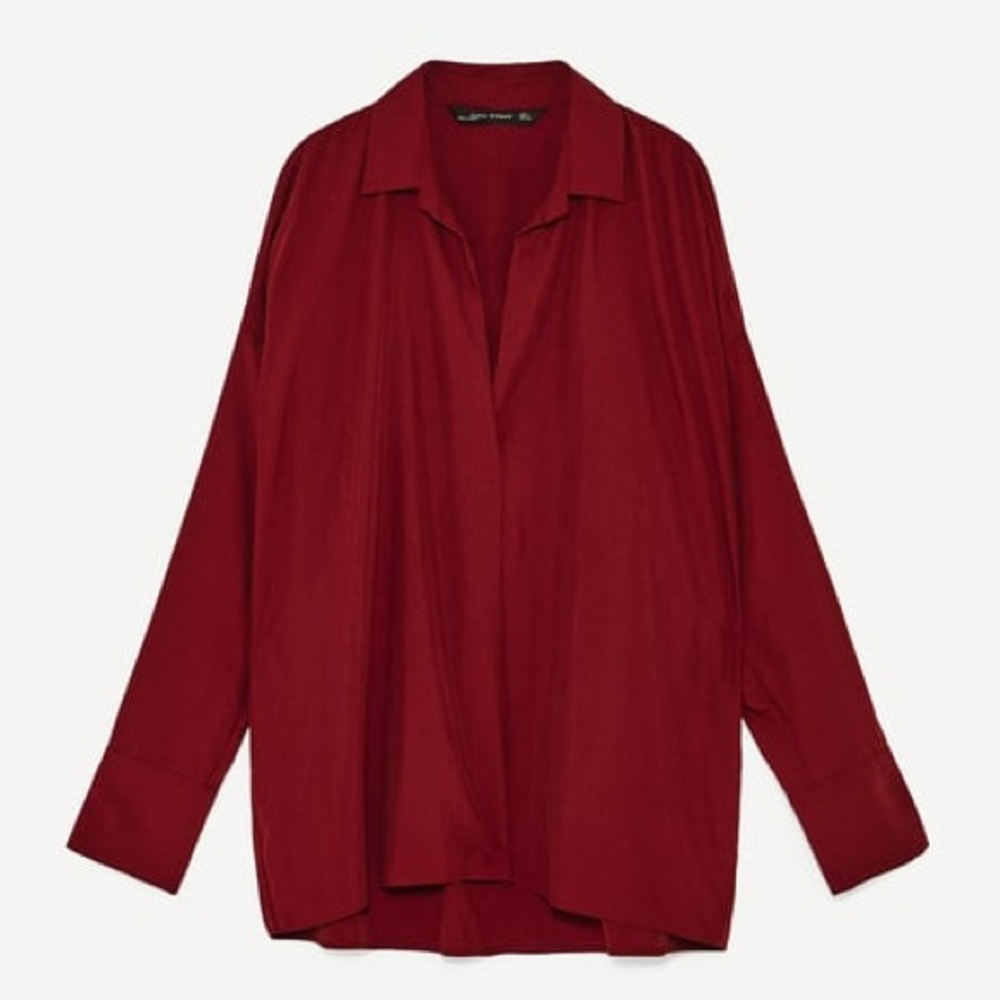 ZARA V-neck Blouse
